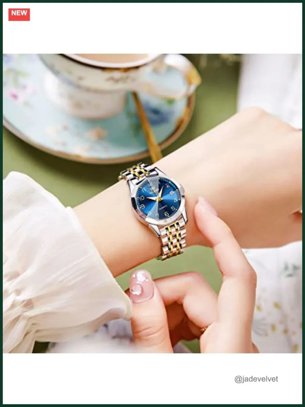 Women's Dress Watch Analog Quartz Stainless Steel Waterproof Luminous Day Date